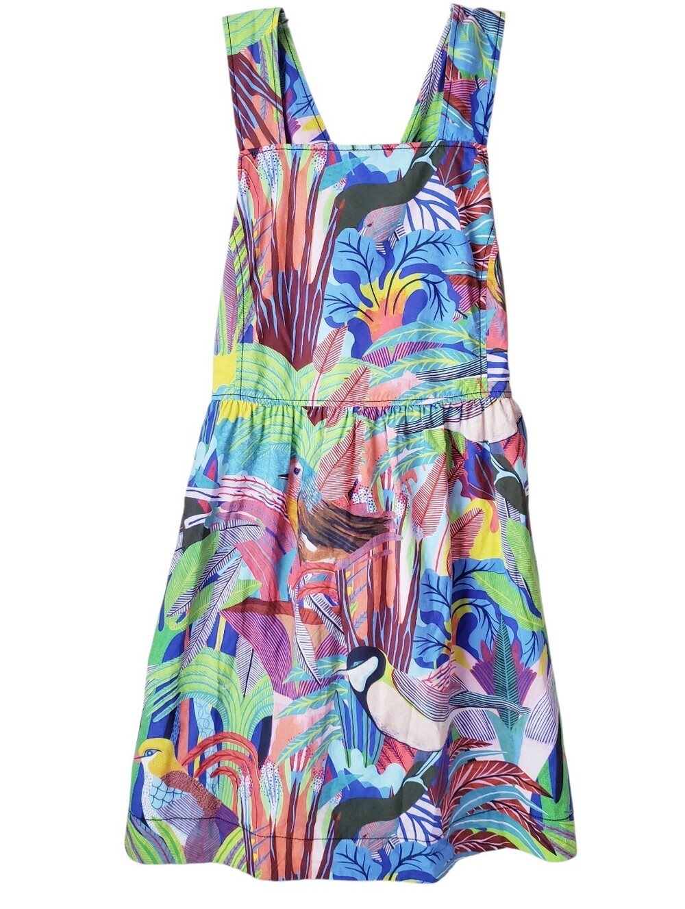 Anthropologie Orane Sigal Tropical Bird Summer Dress